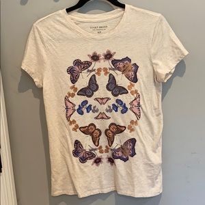 butterfly lucky brand t-shirt